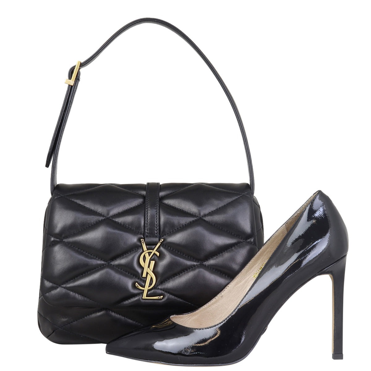 Saint Laurent Le 57 Quilted Lambskin Shoulder Bag