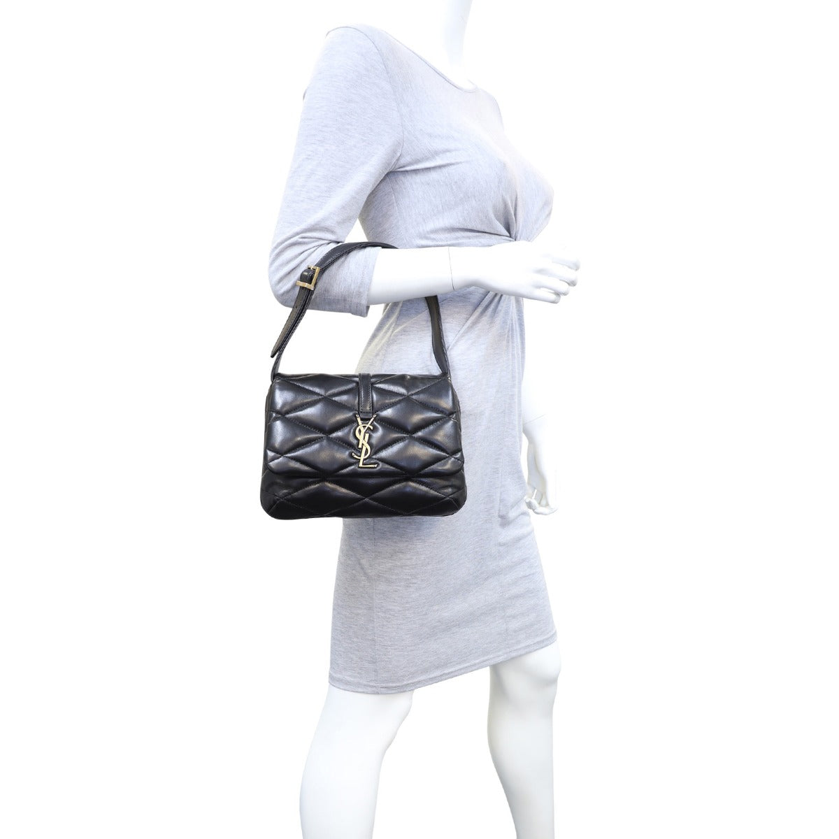 Saint Laurent Le 57 Quilted Lambskin Shoulder Bag