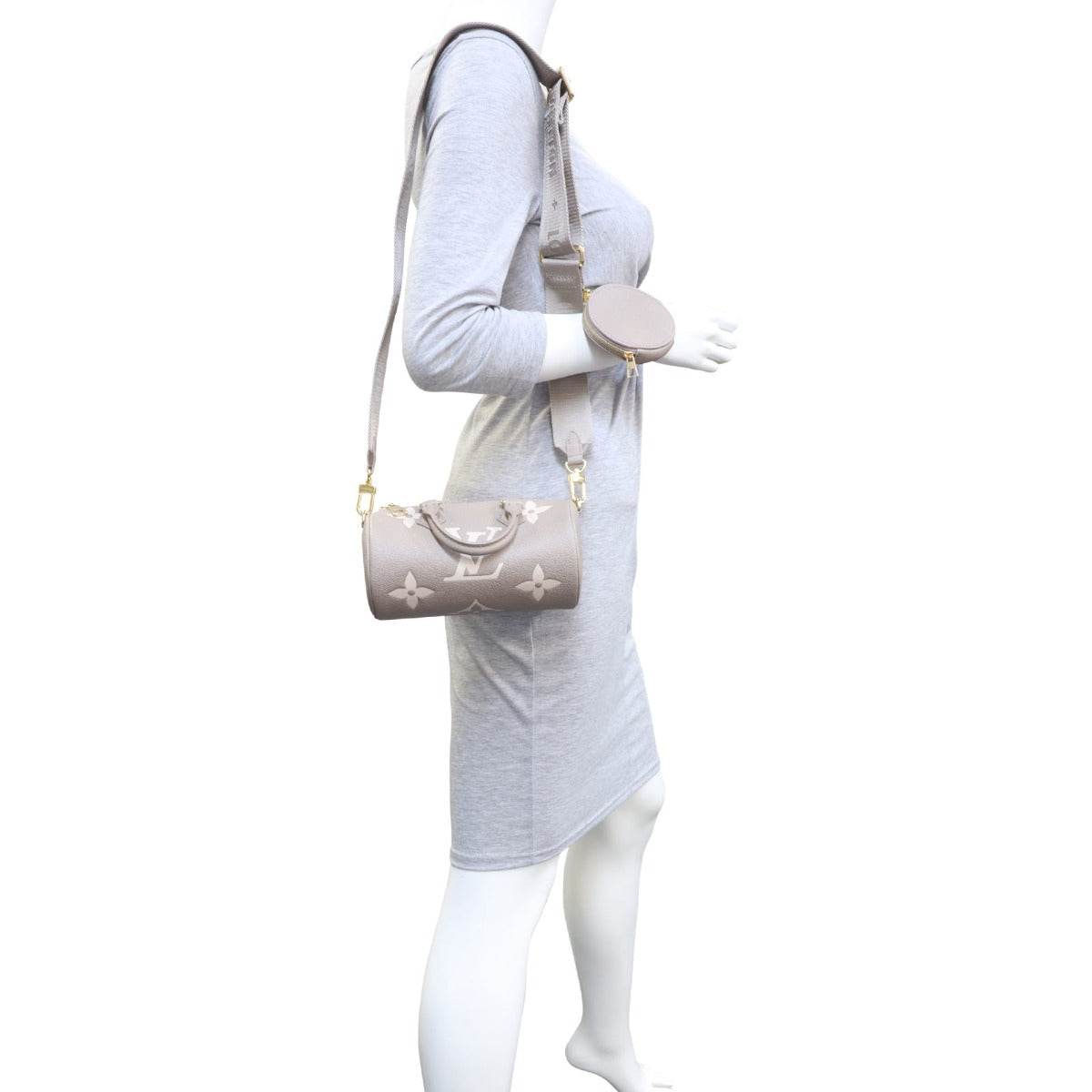 Louis Vuitton Papillon BB Monogram Empreinte Bicolour