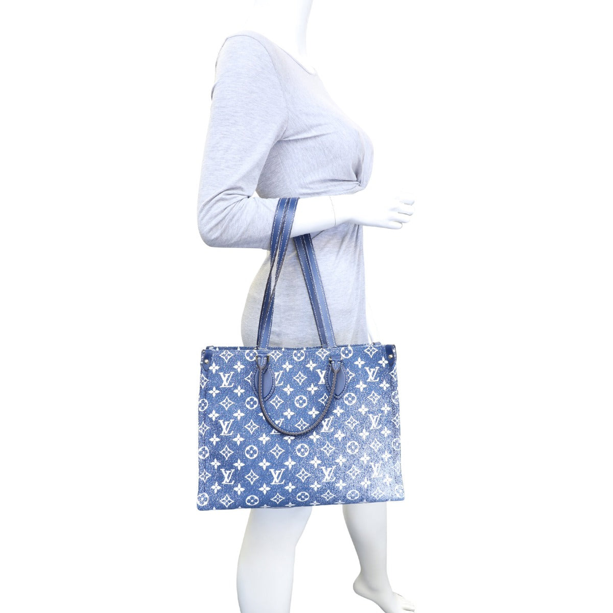 Louis Vuitton OnTheGo MM Monogram Denim