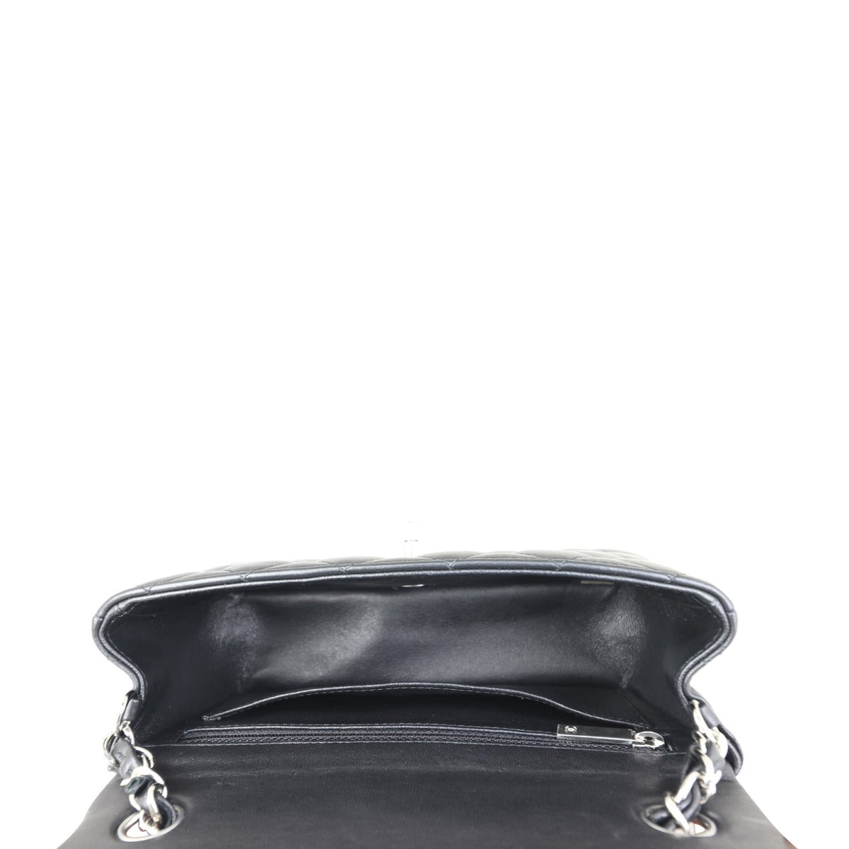 Chanel Classic Flap Mini Rectangular Bag | Black Lambskin SHW