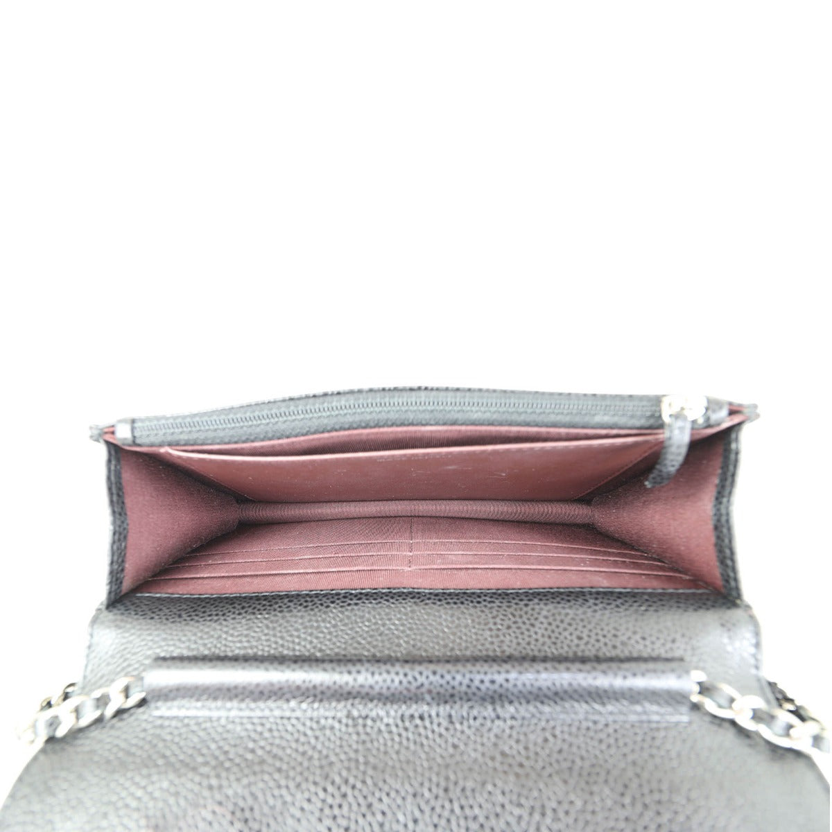 Chanel Classic Wallet on Chain | Caviar Leather