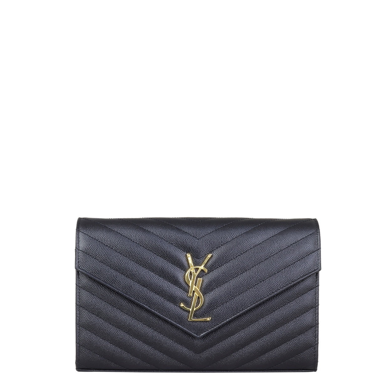Saint Laurent Monogram Envelope Chain Wallet