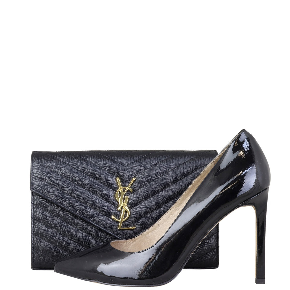 Saint Laurent Monogram Envelope Chain Wallet