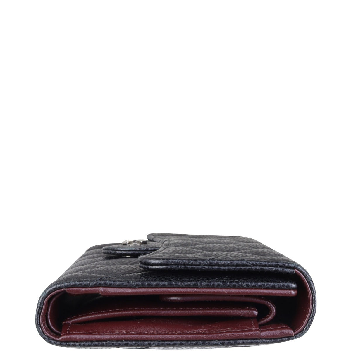 Chanel Classic Flap Long Wallet | Silver Tone Hardware