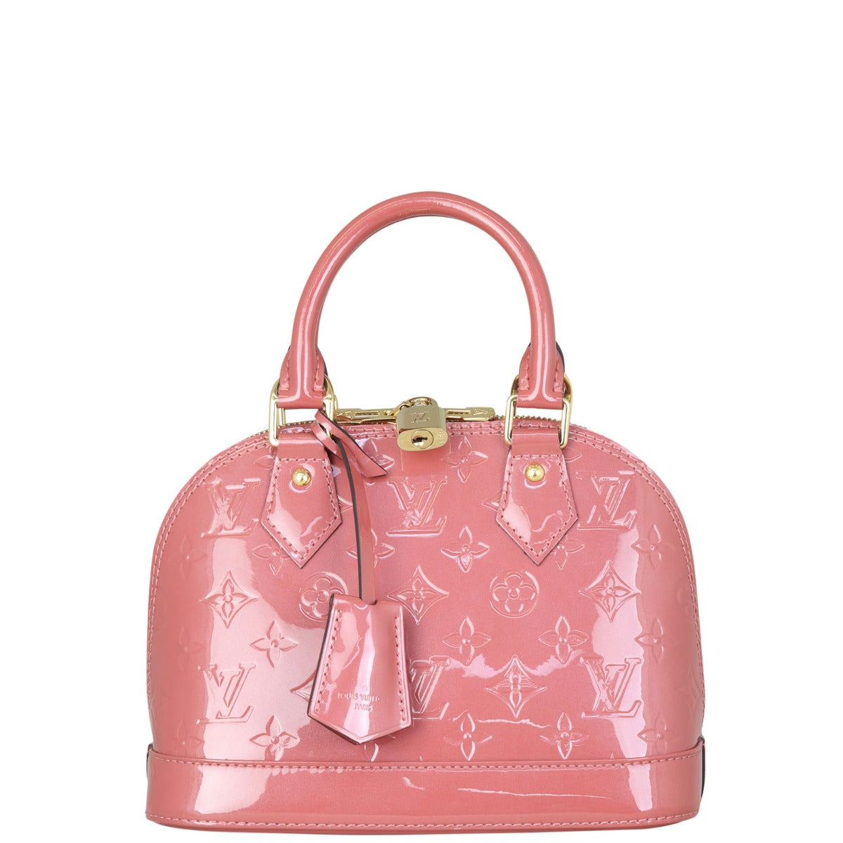 Louis Vuitton Alma BB Monogram Vernis | Rose Pink