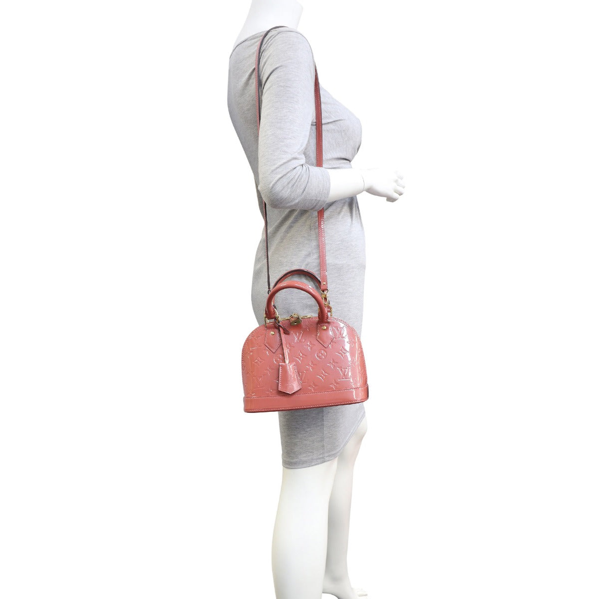 Louis Vuitton Alma BB Monogram Vernis | Rose Pink