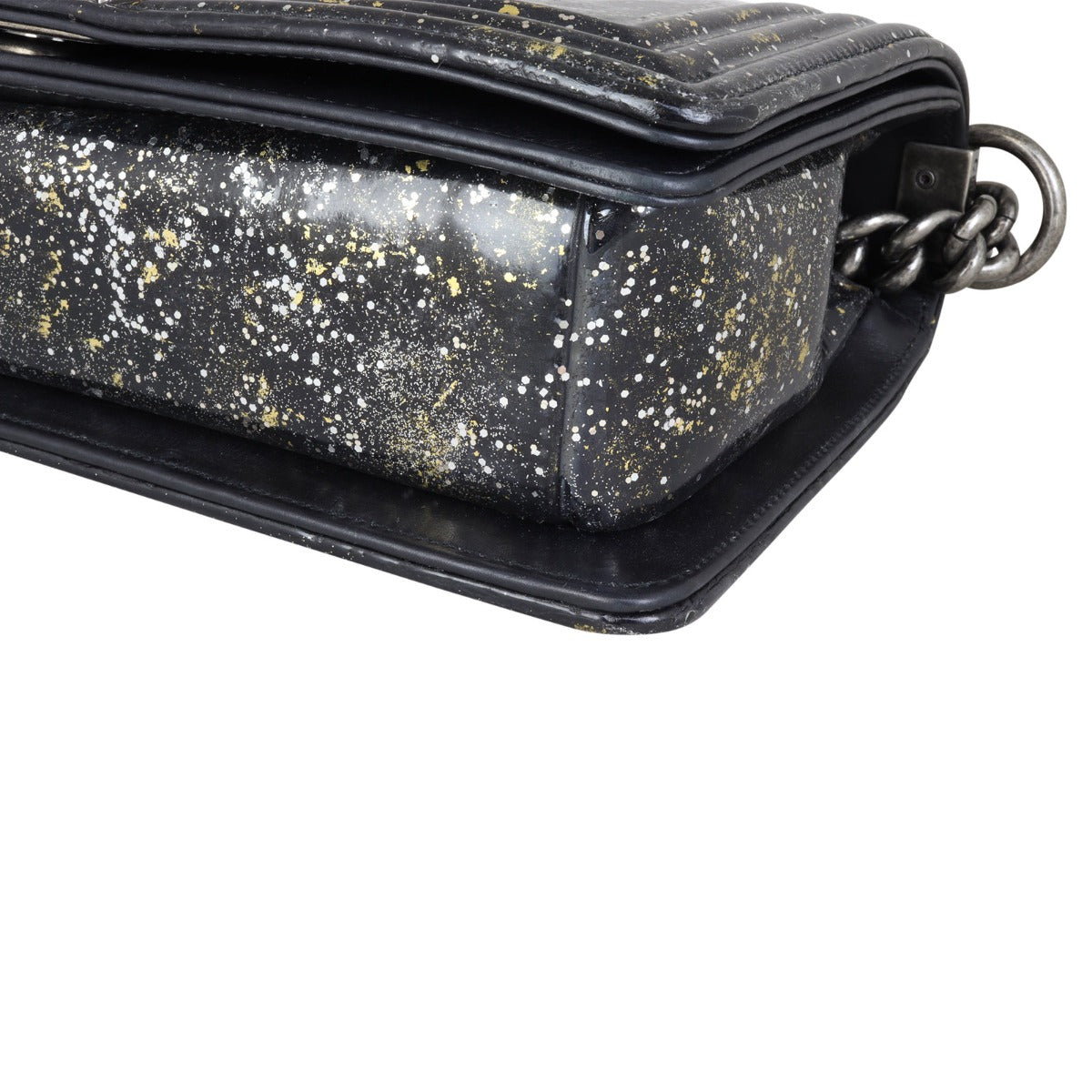 Chanel Boy Old Medium Crystal Glitter