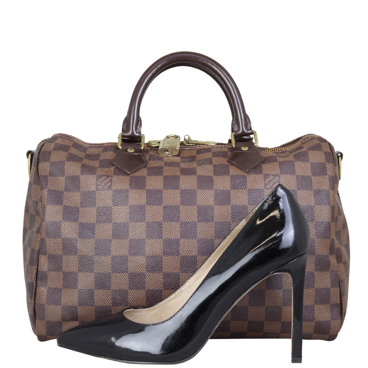 Louis Vuitton Speedy 30 Bandouliere Damier Ebene