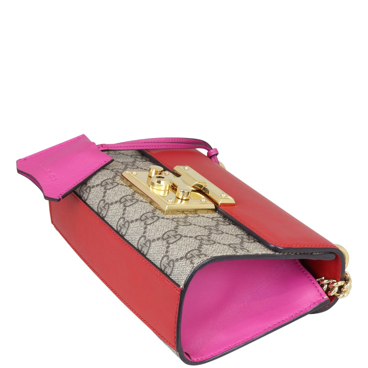 Gucci GG Supreme Padlock Small Shoulder Bag
