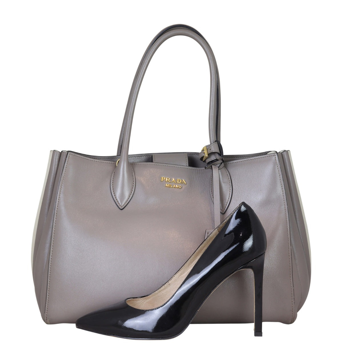 Prada City Calf Bibliotheque Bag
