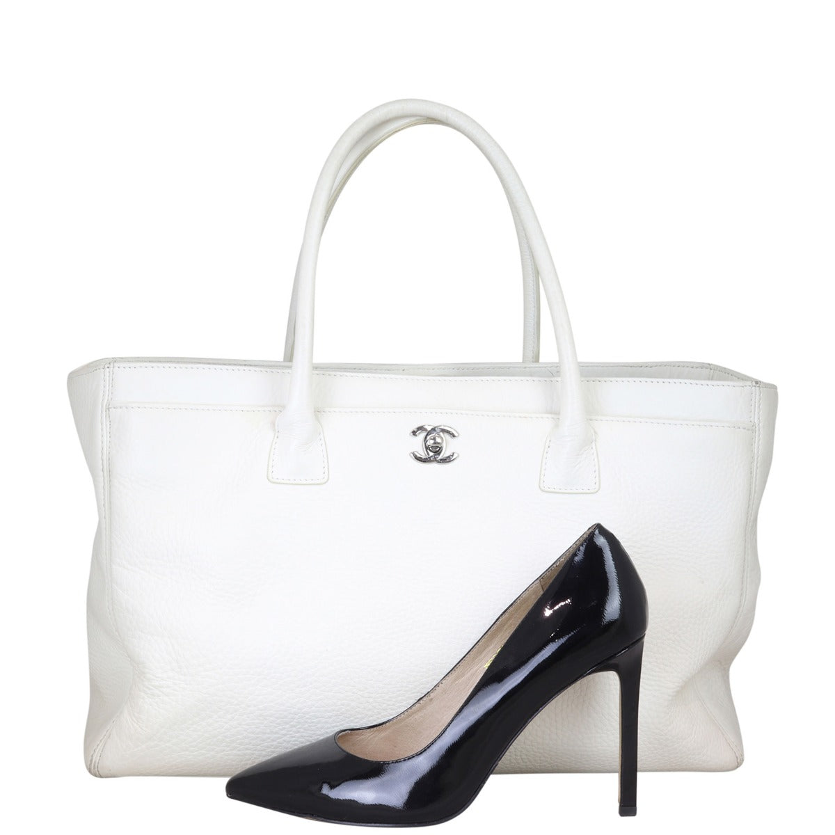 Chanel Cerf Tote Large | White