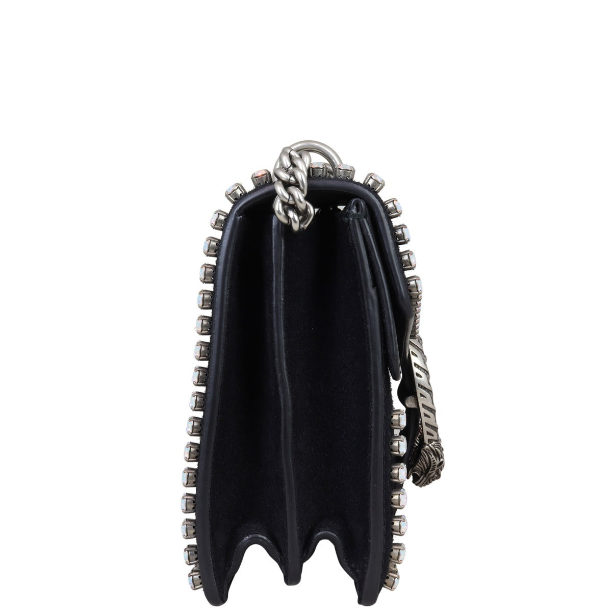 Gucci Dionysus Crystal Embellished Suede Small Shoulder Bag