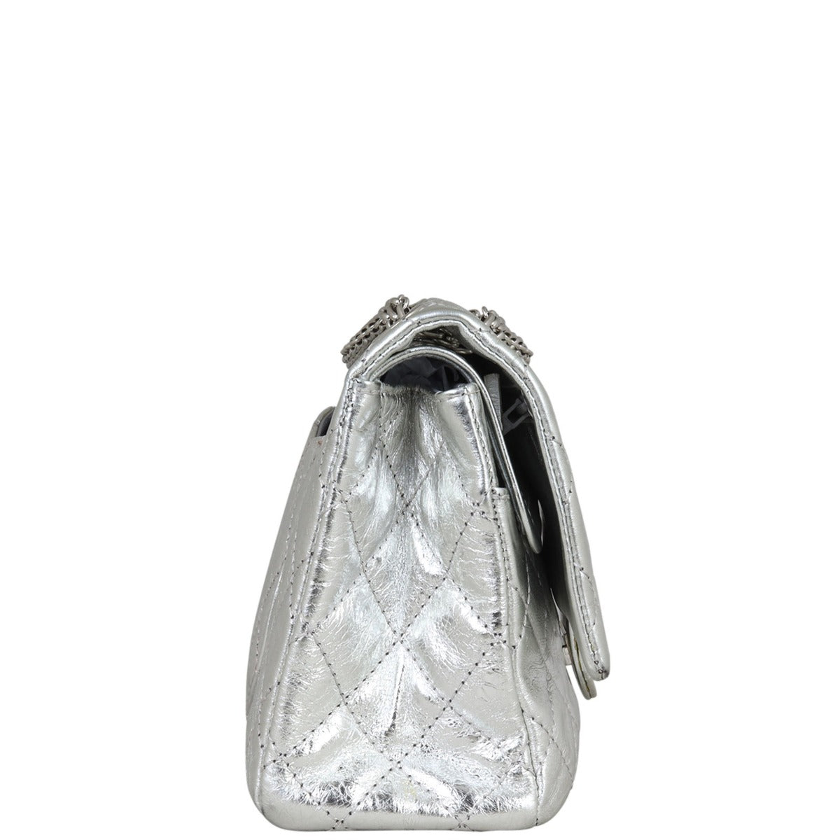 Chanel 2.55 Reissue 226 Double Flap Bag | Silver