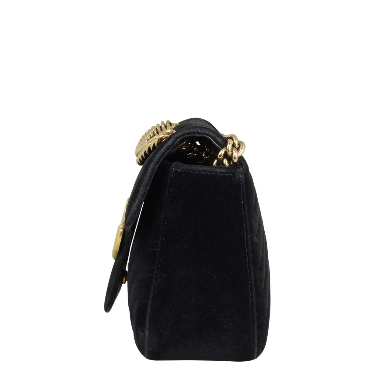 Gucci GG Marmont Small Velvet Shoulder Bag