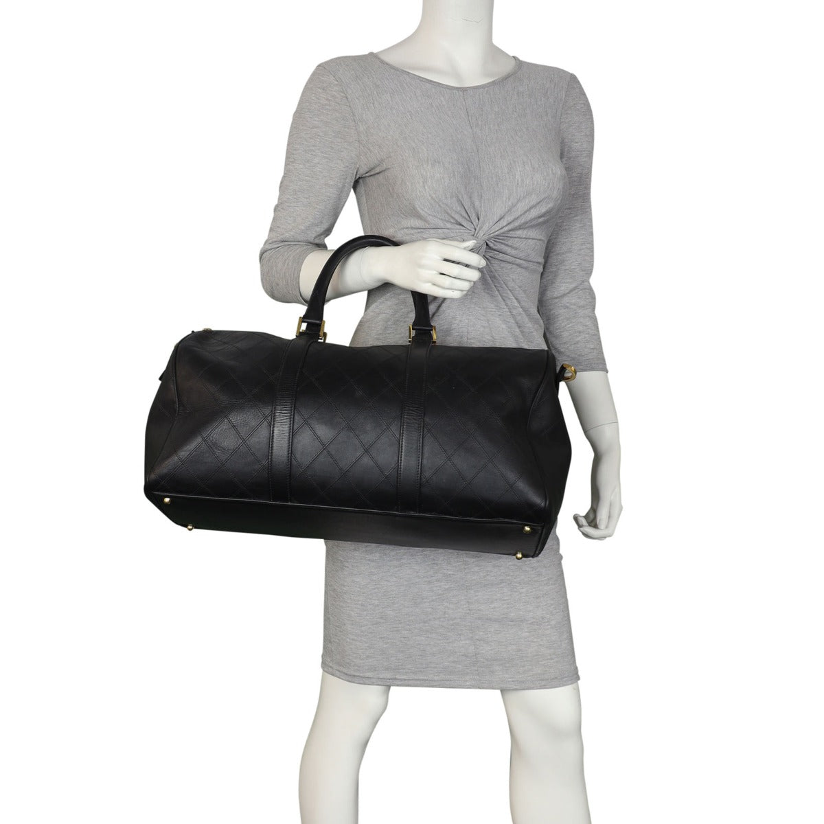 Chanel Vintage Double Stitch Duffle Bag