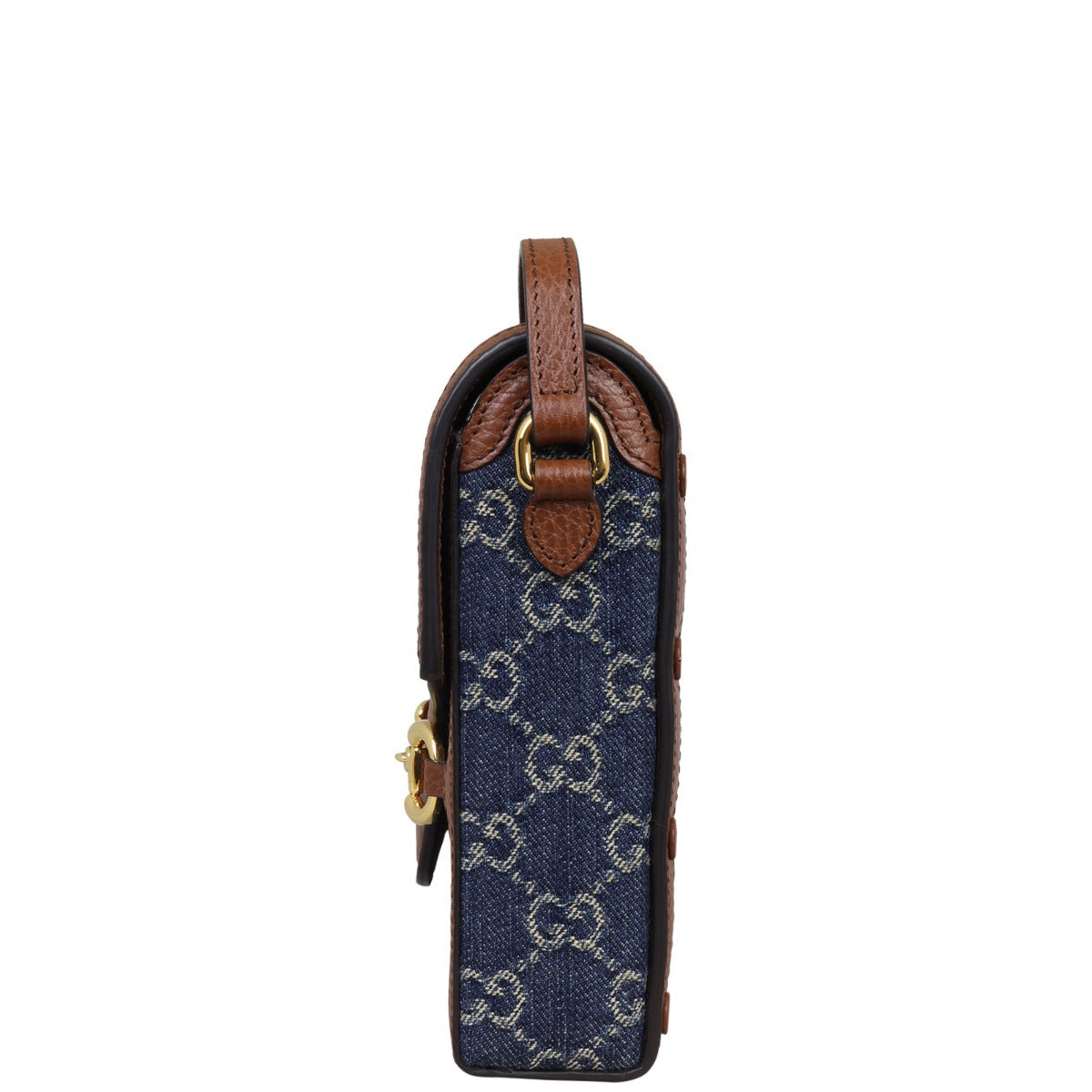 Gucci GG Denim Horsebit 1955 Mini Bag