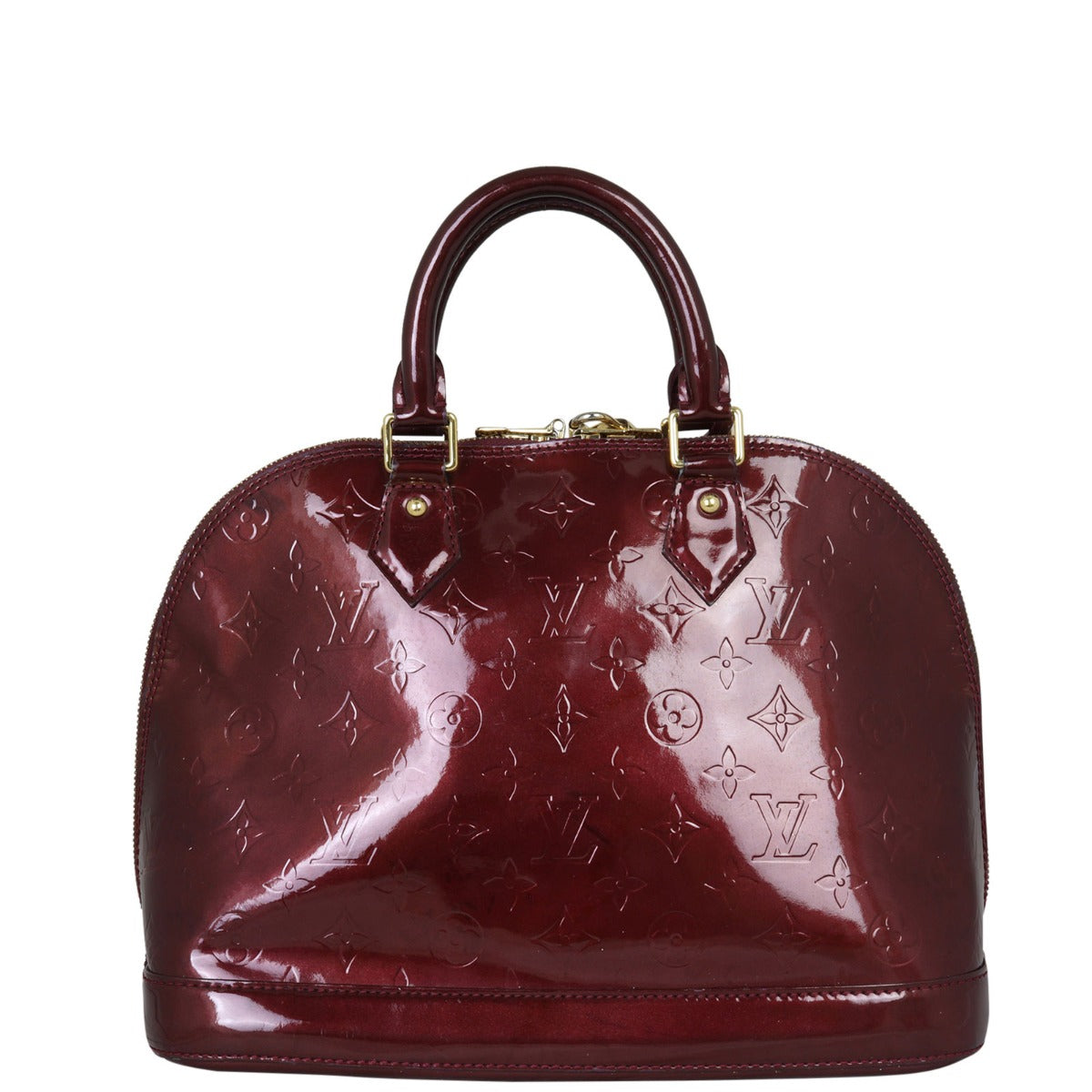 Louis Vuitton Alma PM Monogram Vernis | Rouge Fauviste