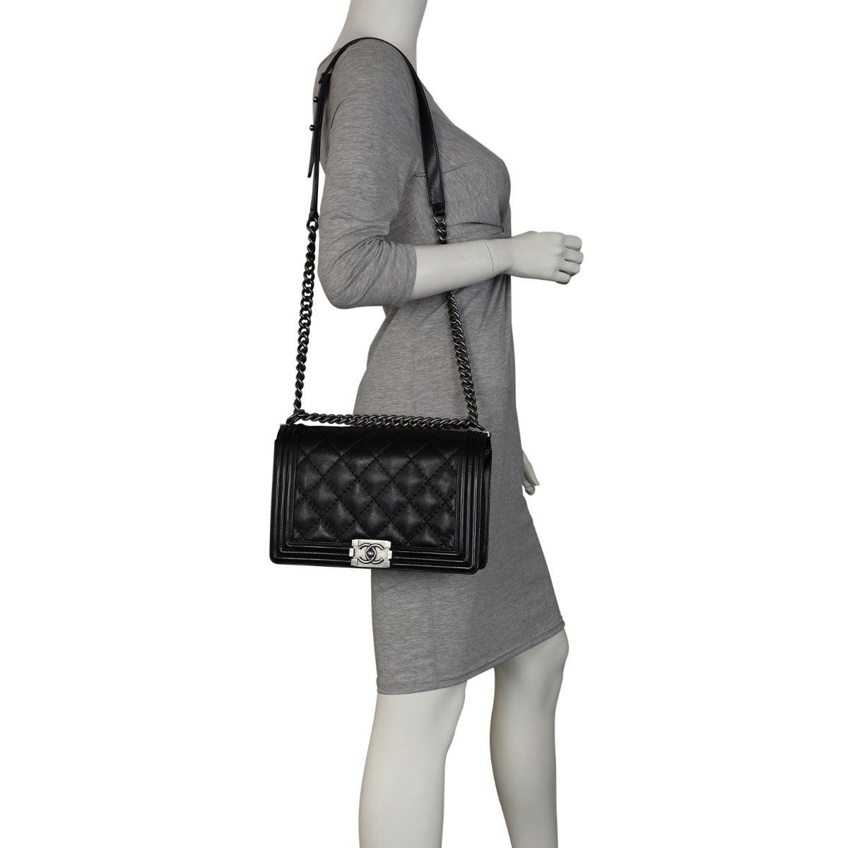 Chanel Boy Double Stitch New Medium