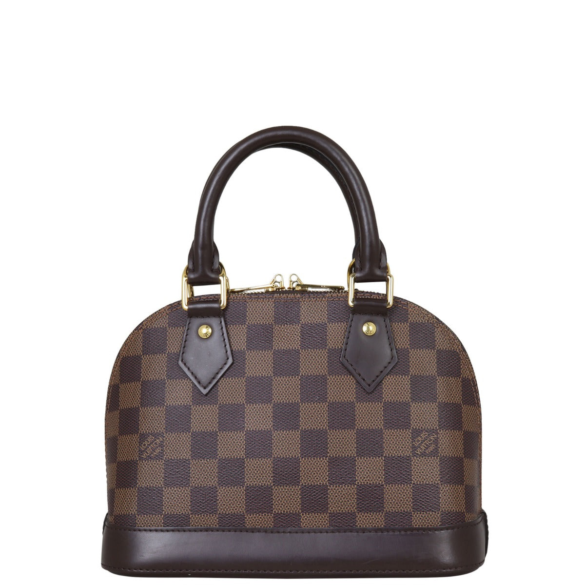 Louis Vuitton Alma BB Damier Ebene | Gold Hardware Padlock