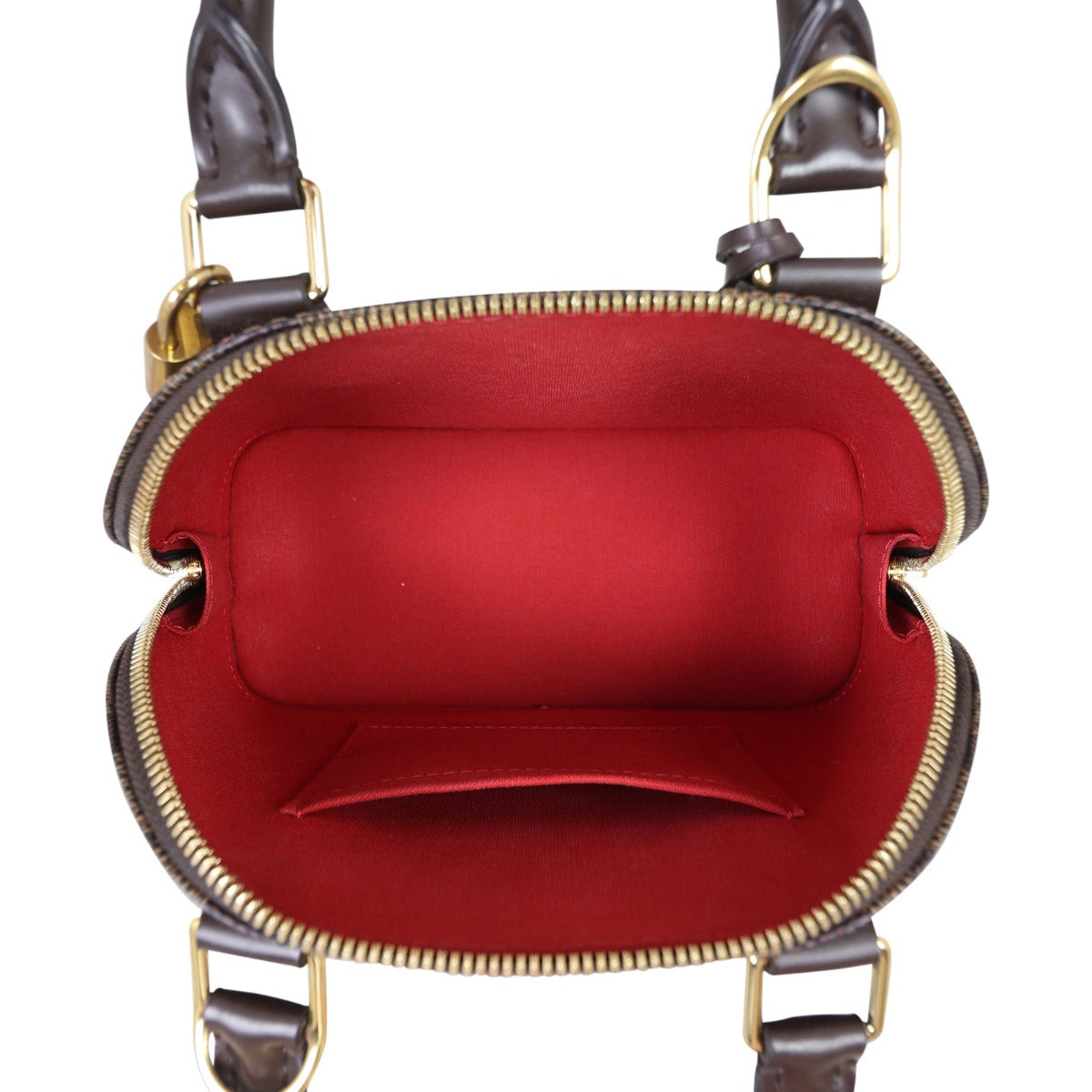 Louis Vuitton Alma BB Damier Ebene | Gold Hardware Padlock