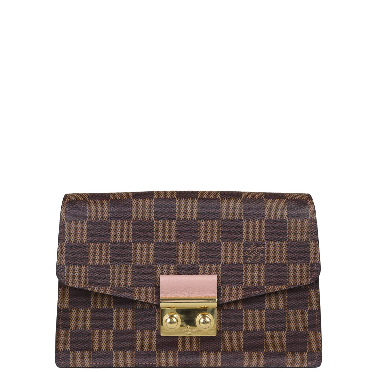 Louis Vuitton Croisette Chain Wallet Damier Ebene