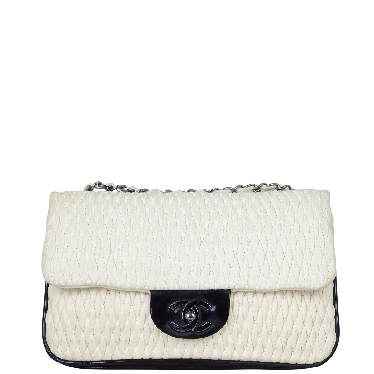 Chanel Woven Leather Flap Bag