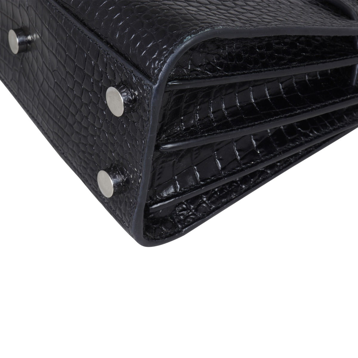 Saint Laurent Sac de Jour Nano Croc-Embossed