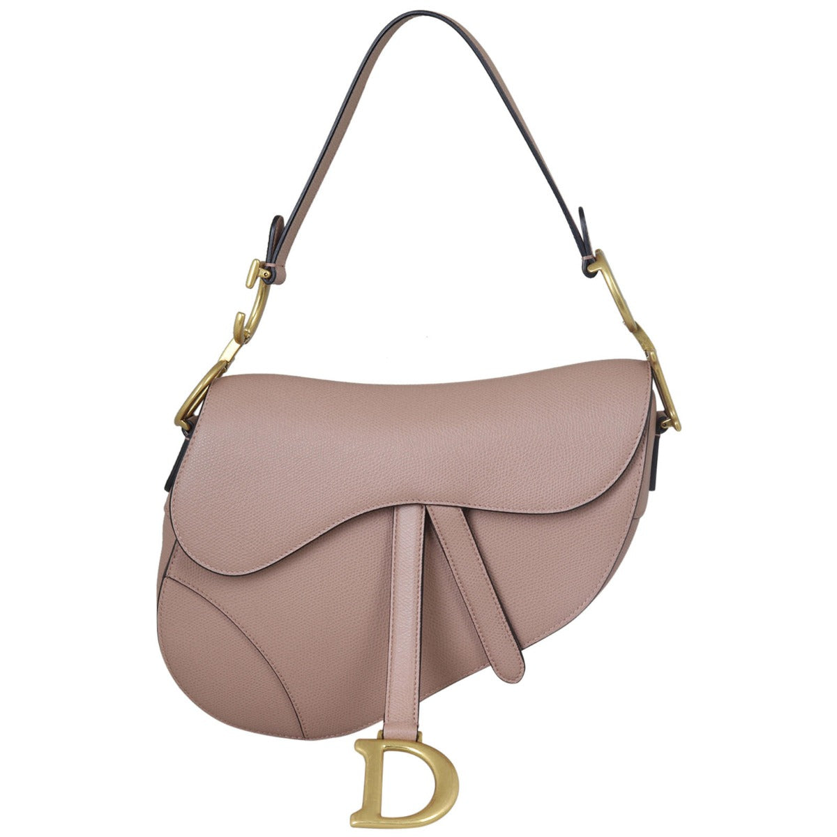 Dior Saddle Bag with Embroidered Strap