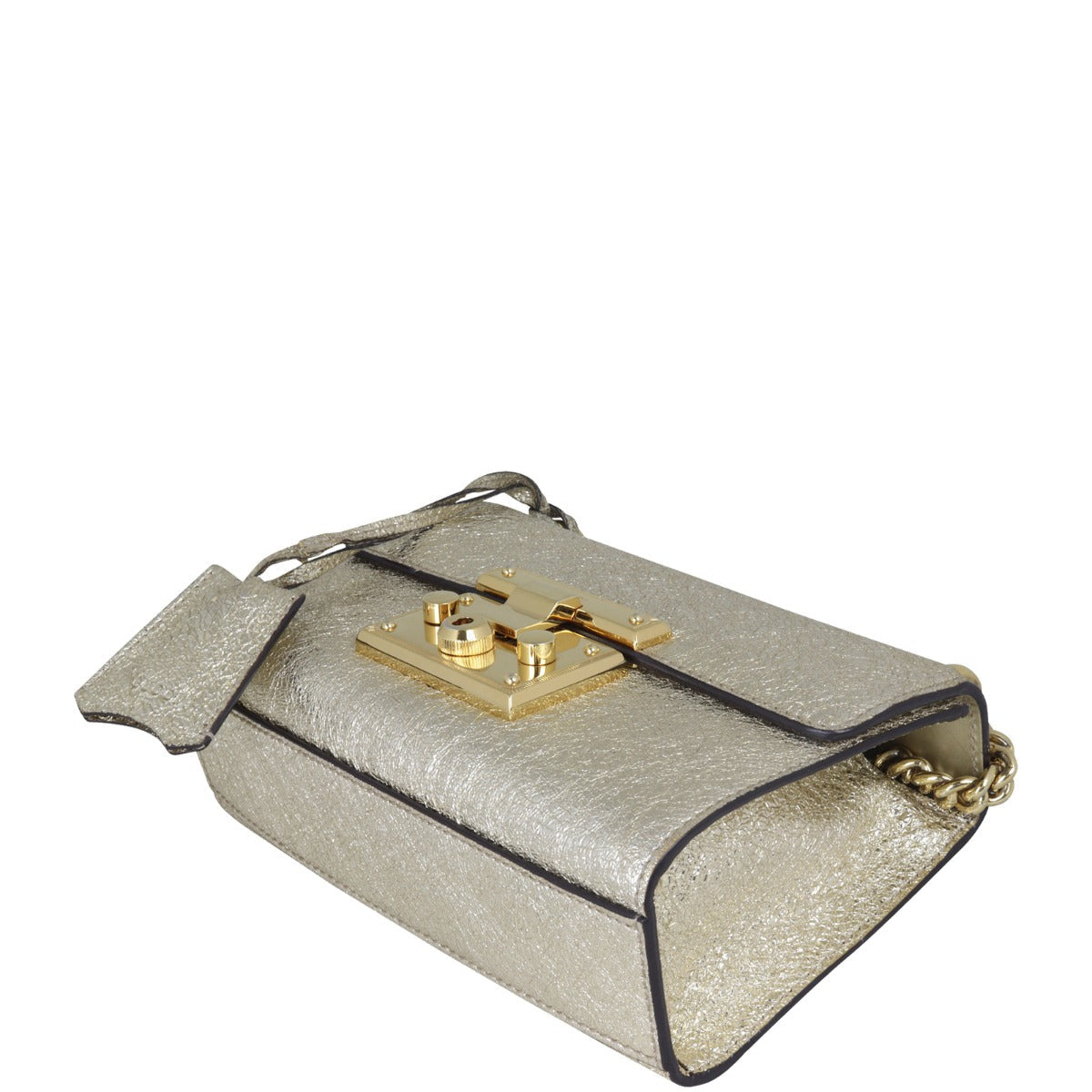 Gucci Padlock Metallic Small Shoulder Bag