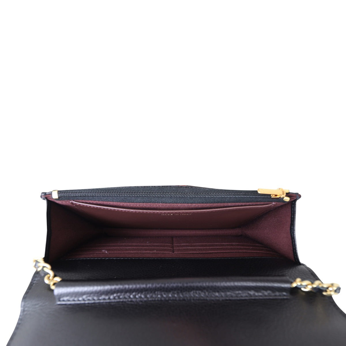 Chanel Classic Wallet on Chain | Caviar Gold Hardware