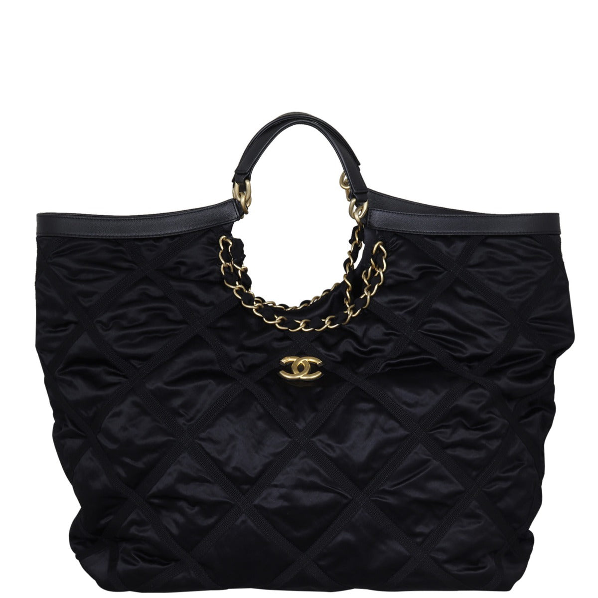 Chanel CC Nylon Maxi Shopping Tote