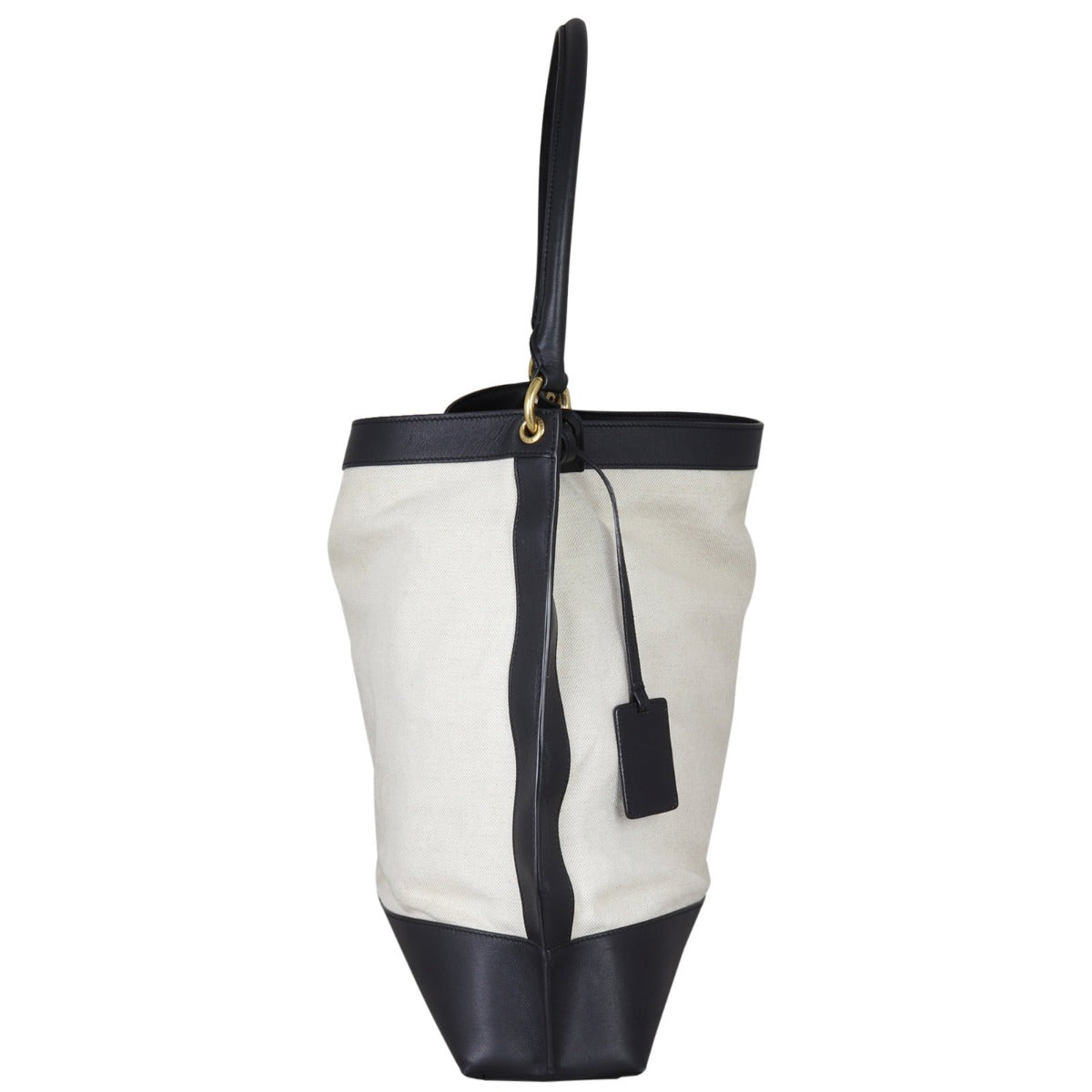 Saint Laurent Colour-Block Canvas and Leather Hobo Medium
