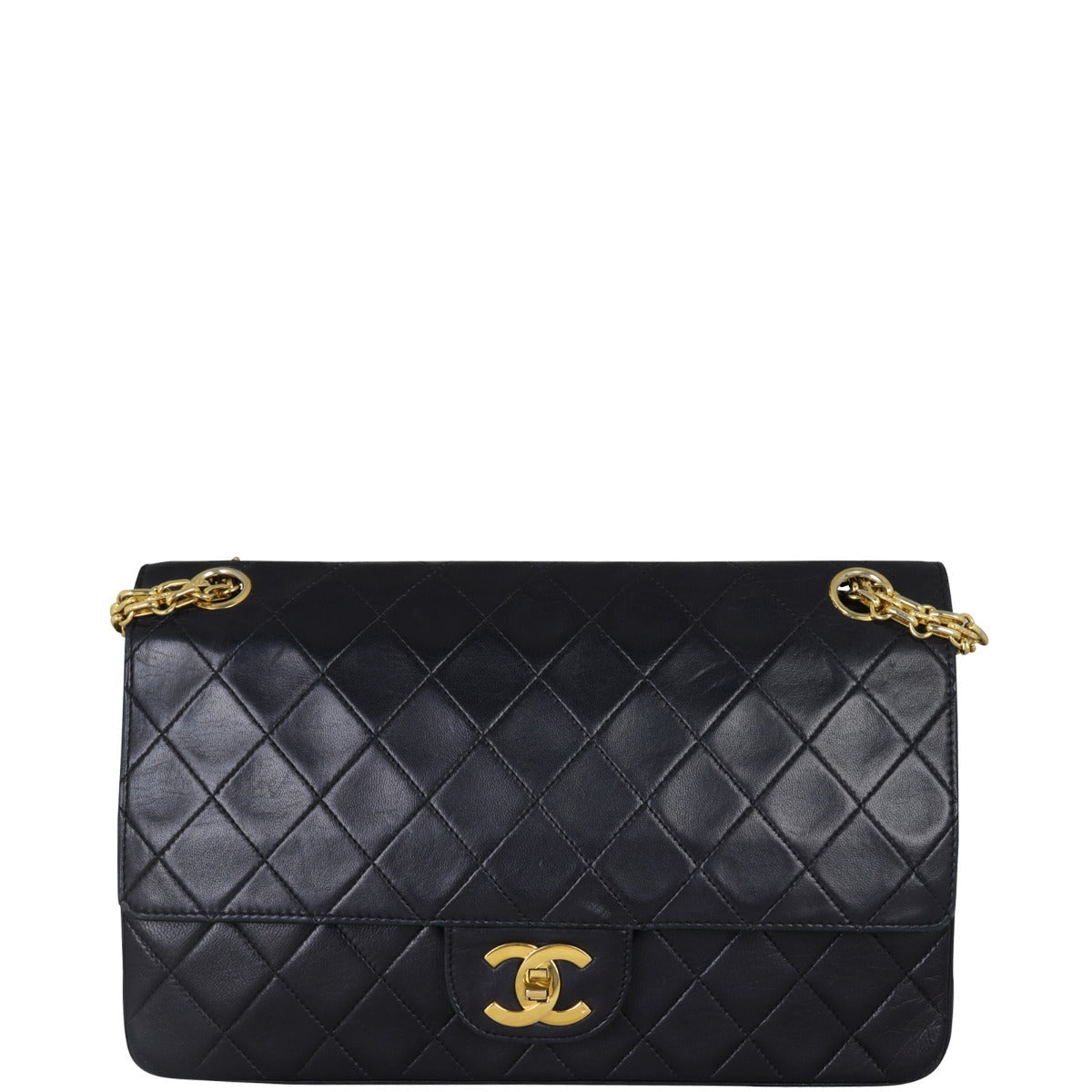 Chanel Classic Double Flap Medium | Vintage Gold Chain