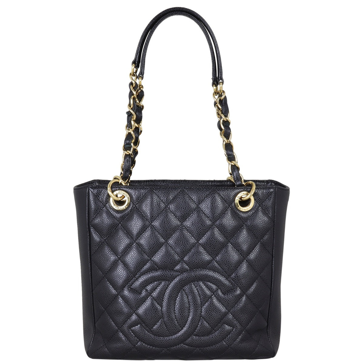 Chanel Petite Shopping Tote | Black Caviar
