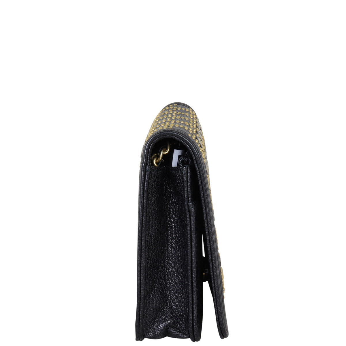 Chanel Boy Wallet on Chain | Black Grained Calfskin