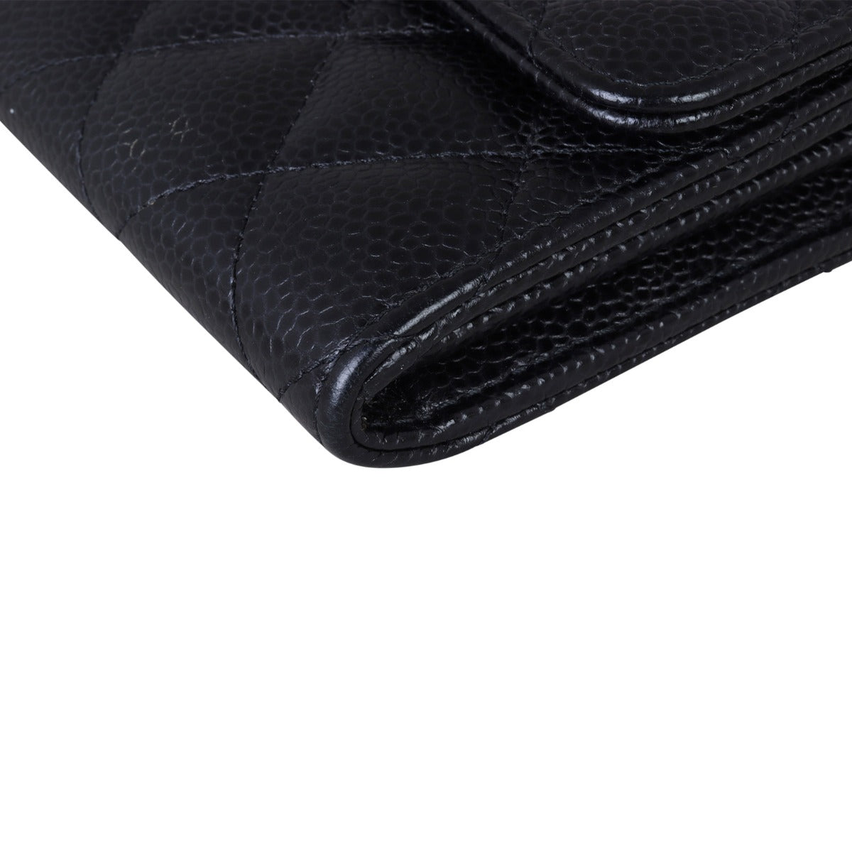 Chanel Classic Flap Long Wallet | Black Diamond Caviar