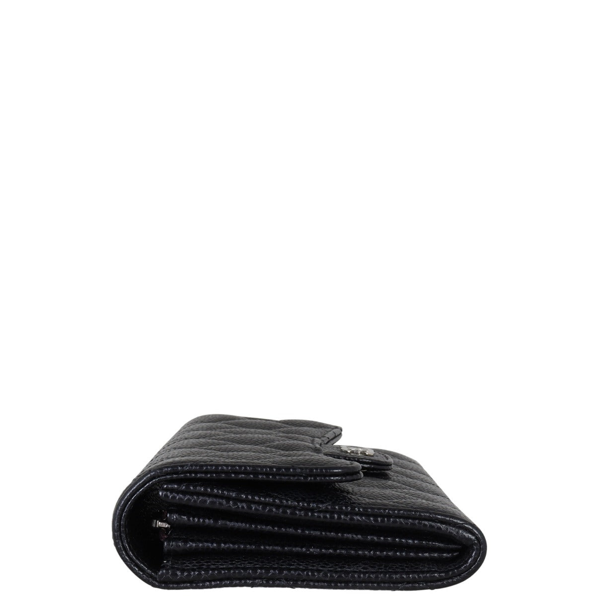Chanel Classic Flap Long Wallet | Black Diamond Caviar