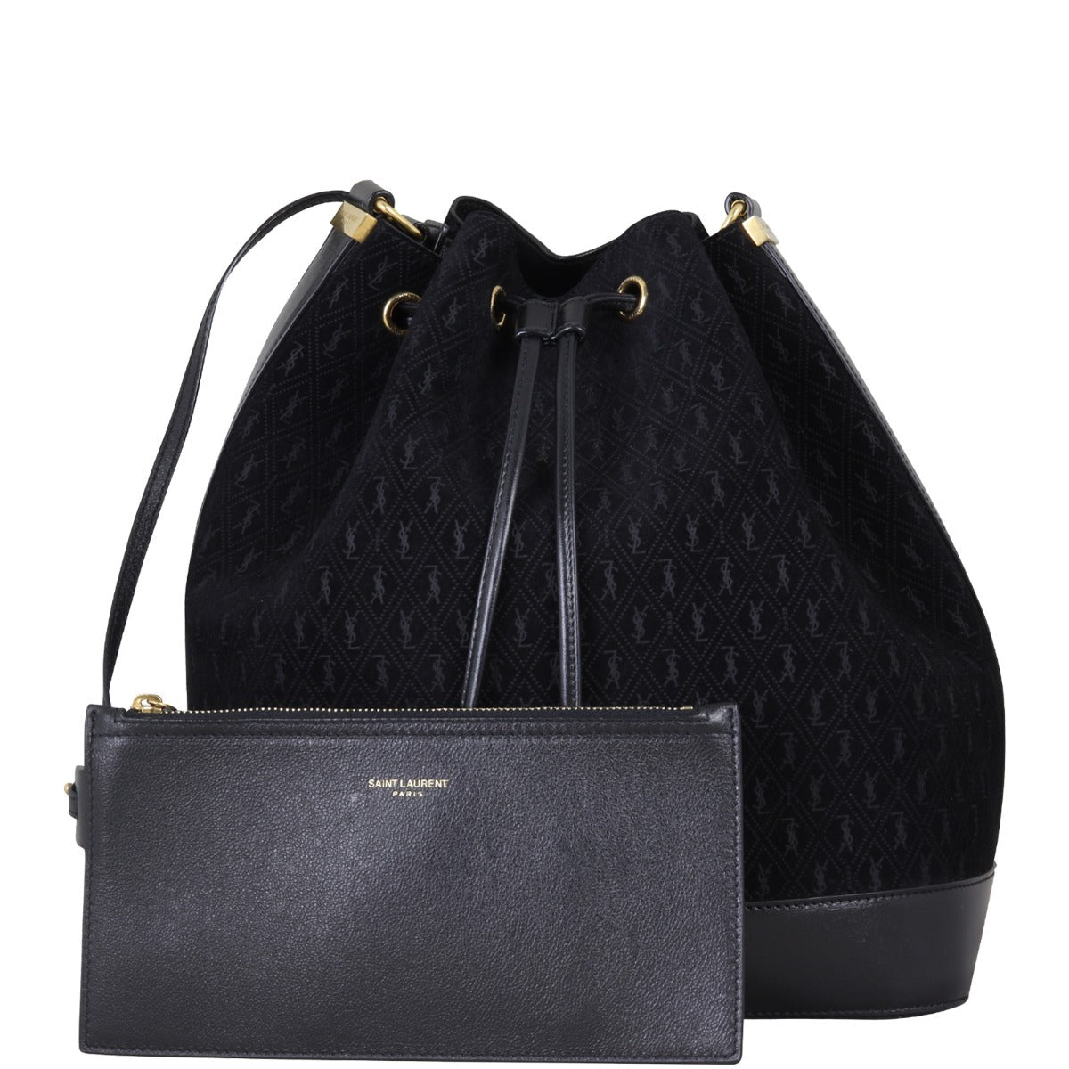 Saint Laurent All Over Bucket Bag Monogram