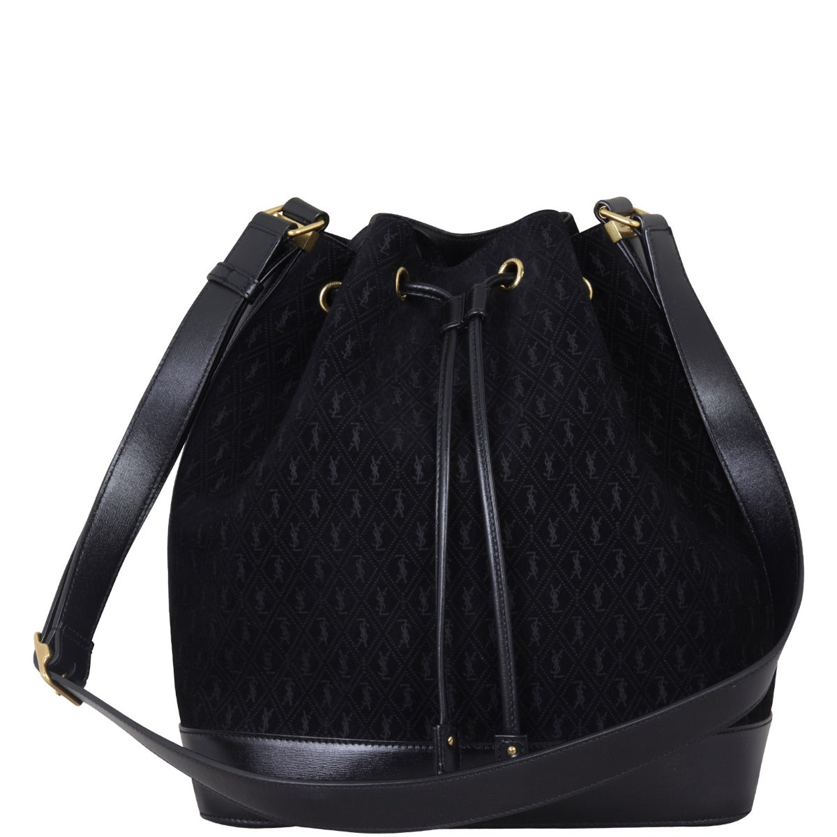 Saint Laurent All Over Bucket Bag Monogram