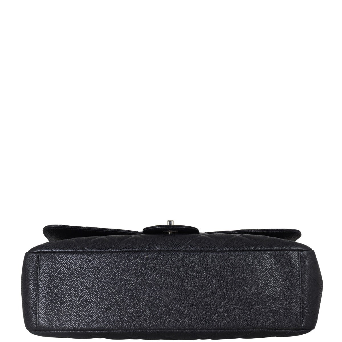 Chanel Classic Double Flap Maxi | Black Silver Hardware