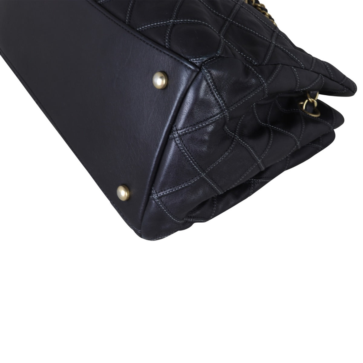 Chanel CC Quilted Tote | Black