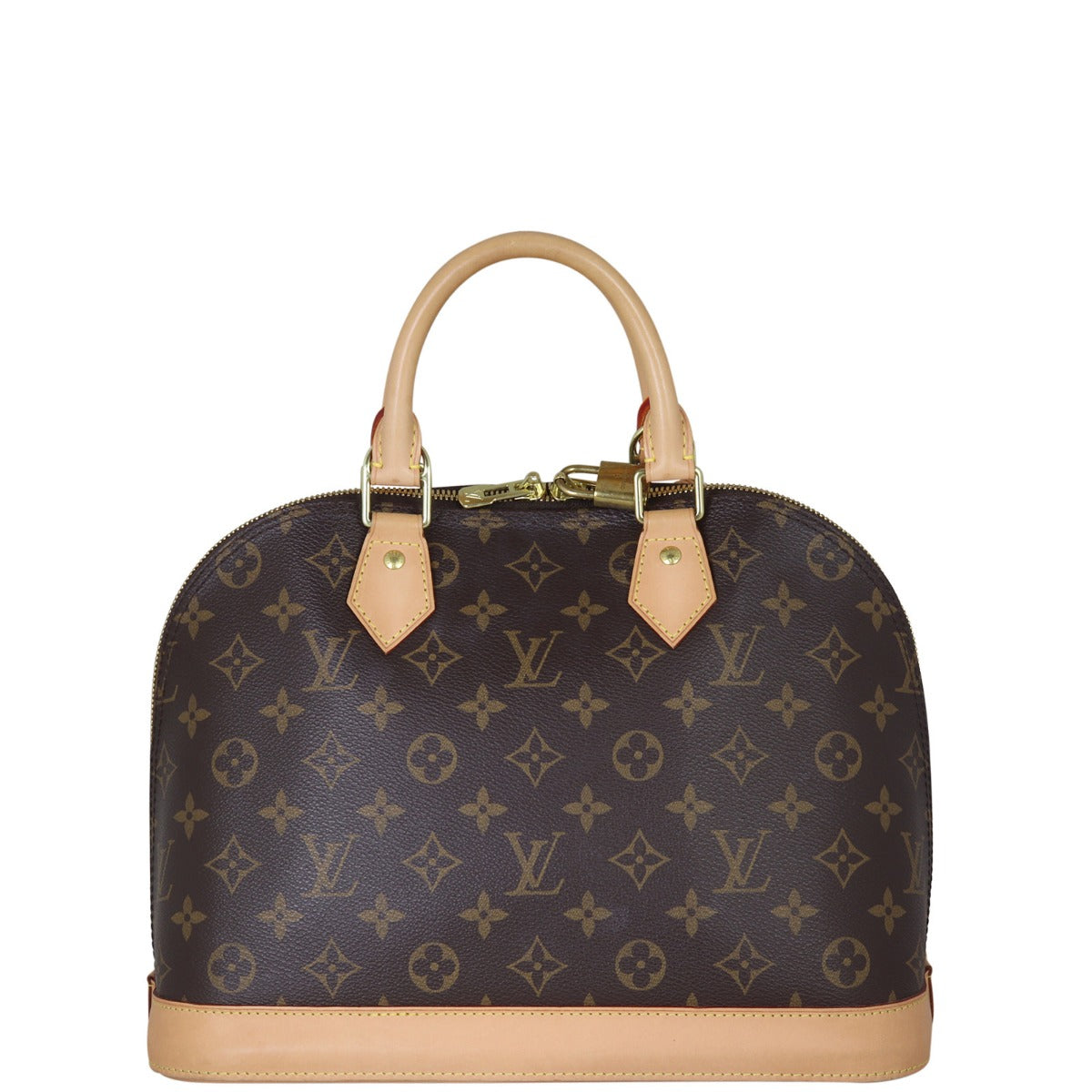 Louis Vuitton Alma PM Monogram | Gold Padlock Key