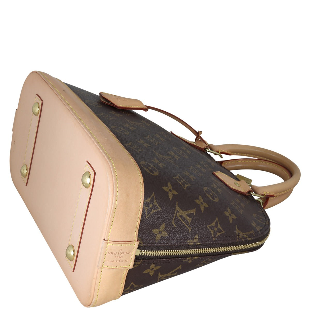 Louis Vuitton Alma PM Monogram | Gold Padlock Key