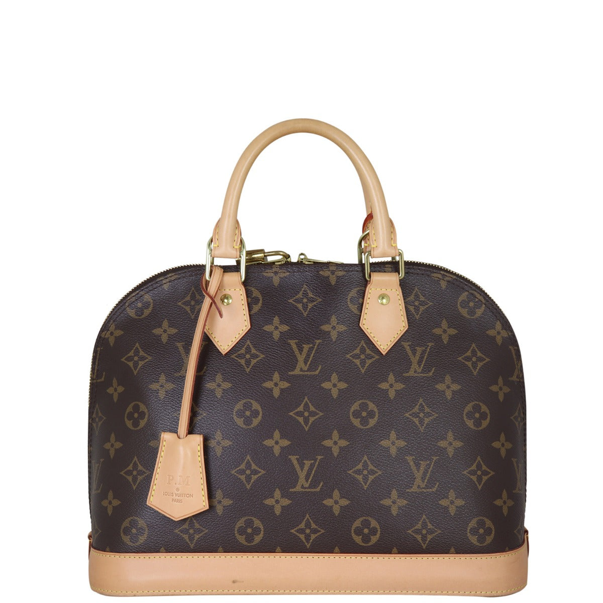 Louis Vuitton Alma PM Monogram | Gold Padlock Key