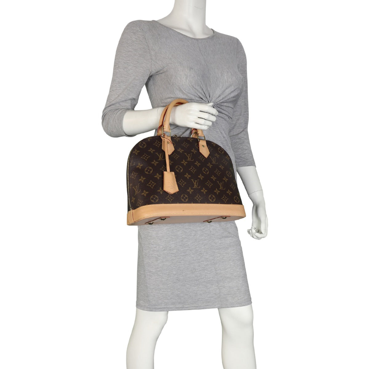 Louis Vuitton Alma PM Monogram | Gold Padlock Key