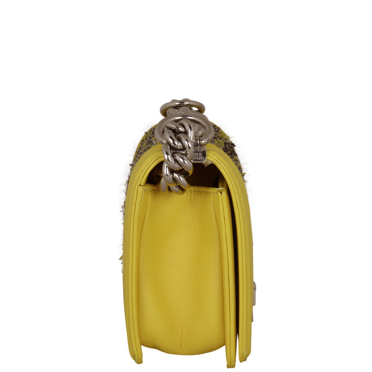 Chanel Boy Small Chevron Tweed