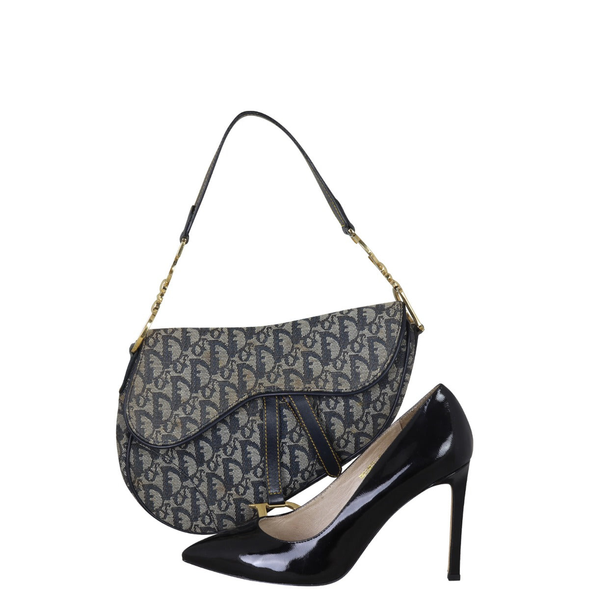 Dior Vintage Saddle Bag Oblique