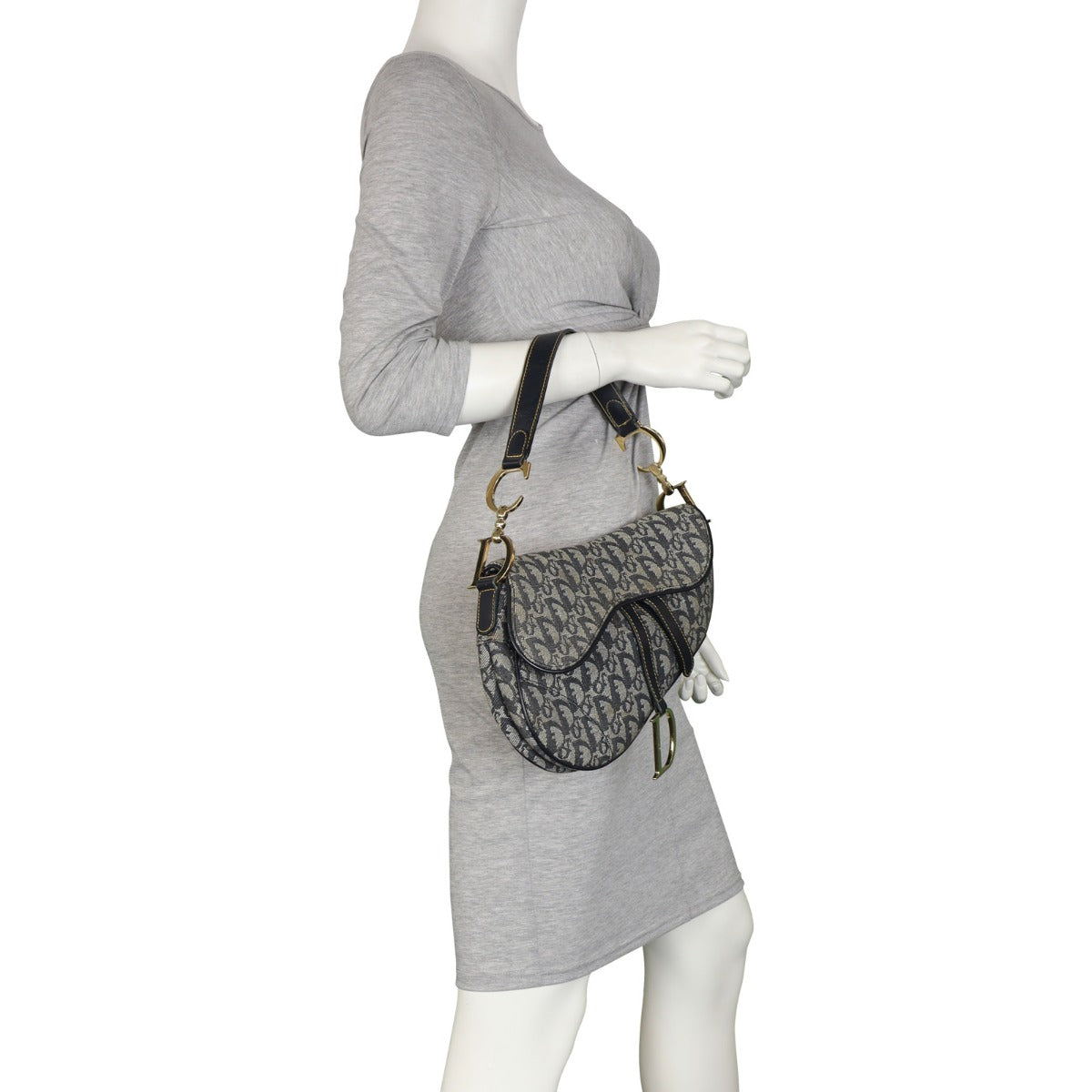 Dior Vintage Saddle Bag Oblique