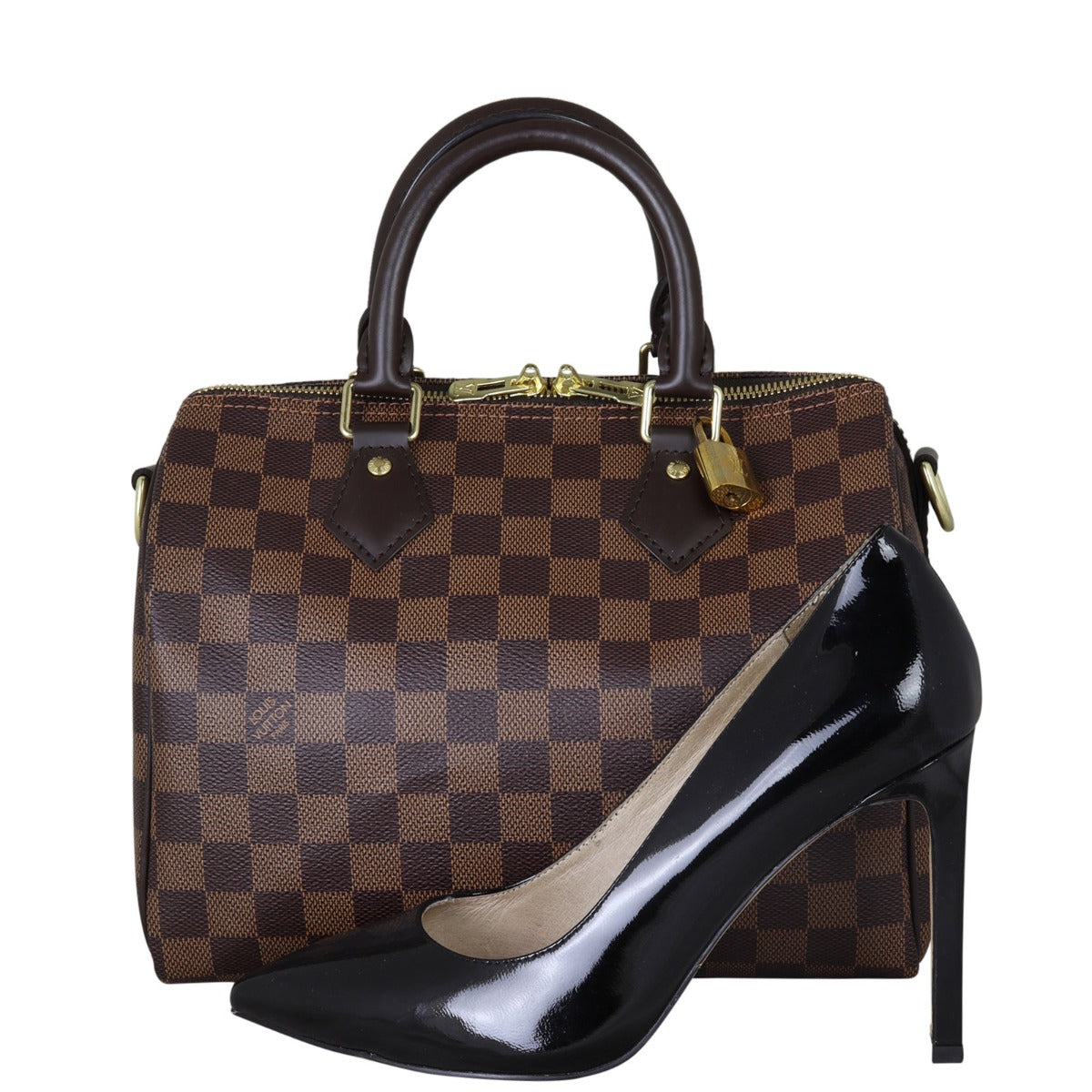 Louis Vuitton Speedy 25 Bandouliere Damier Ebene